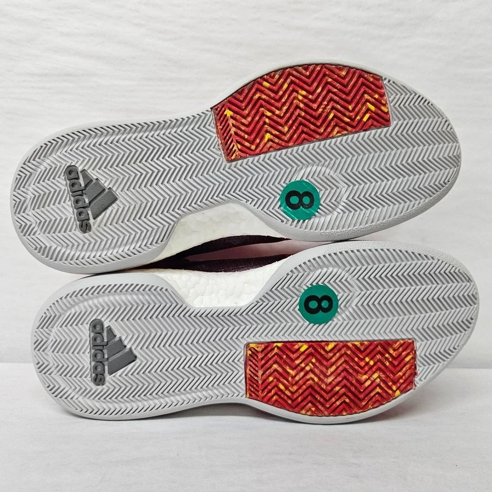 Adidas Marquee Boost Low Basketball Shoes F36305 Red White Men's Size‎ 8